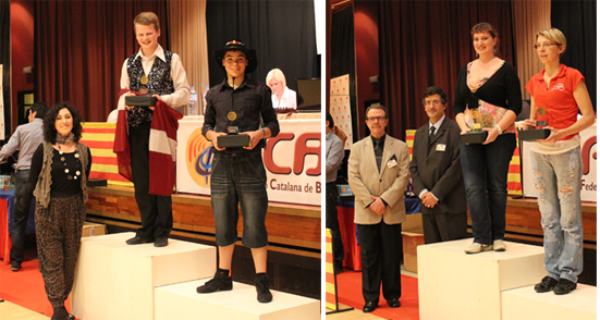 Federació Catalana de Ball Esportiu > Disciplines > Country 7.- Fotos pòdimus UCWDC Star´s Line 2012 <img src="img/nou.gif">