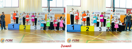 Campionats de Catalunya 2016 (Estndards i Llatins). Imatges dels Pdiums  | Federaci Catalana de Ball Esportiu