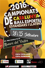 Campionats de Catalunya 2016 (Estndards i Llatins)