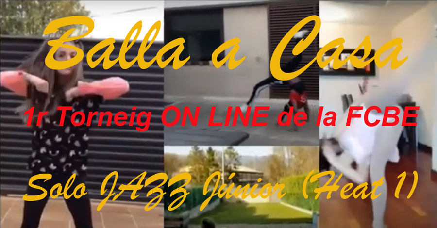 1r Torneig Balla a Casa. Performing Arts - 1r grup Solo JAZZ Jnior