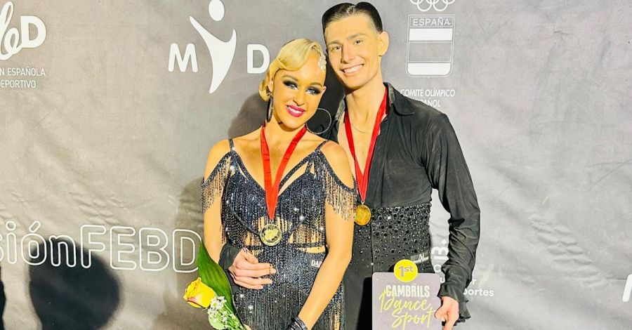 Adri Hernndez Granados i lEmilija Ulcinaite, Campions dEuropa Ten Dance Sub 21