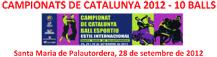 Resultats Campionats de Catalunya 2012 (10 balls)  | Federaci Catalana de Ball Esportiu