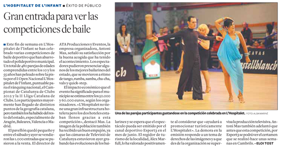 Campionat de Catalunya de Clubs 2012 a la premsa  | Federaci Catalana de Ball Esportiu