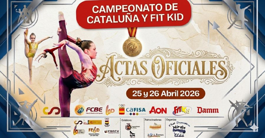 Actes oficials del Campionat de Catalunya de Fit Kid i Open Catalunya 2026