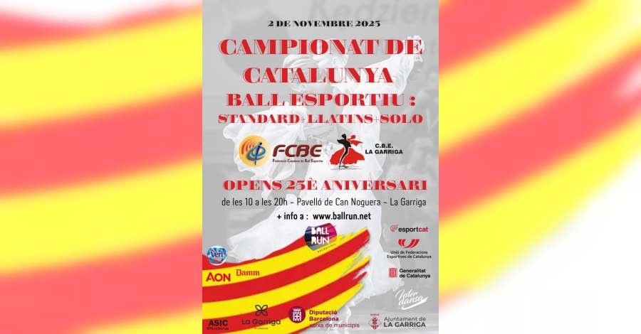 Campionat de Catalunya de ball esportiu: standard + llatins + solo